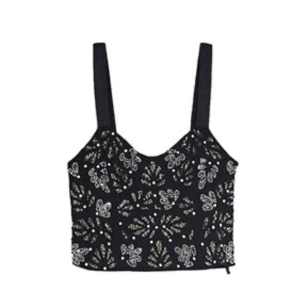 Beaded Crop Top- Zara